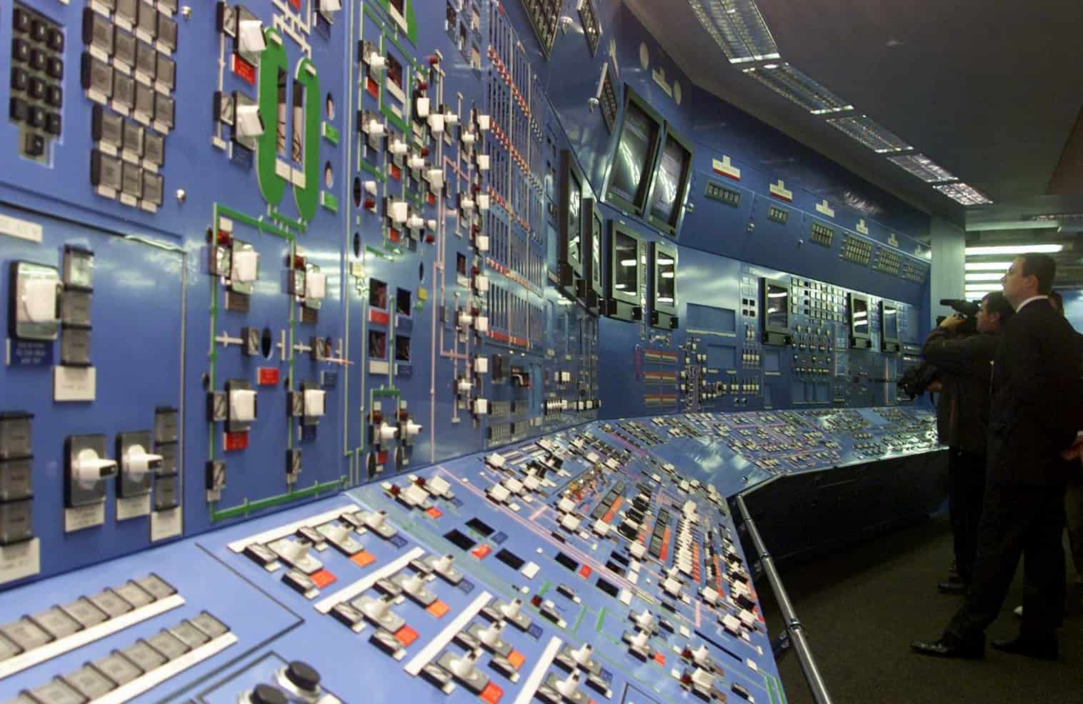 Centrala Nucleară de la Cernavodă, vedere de ansamblu asupra reactoarelor