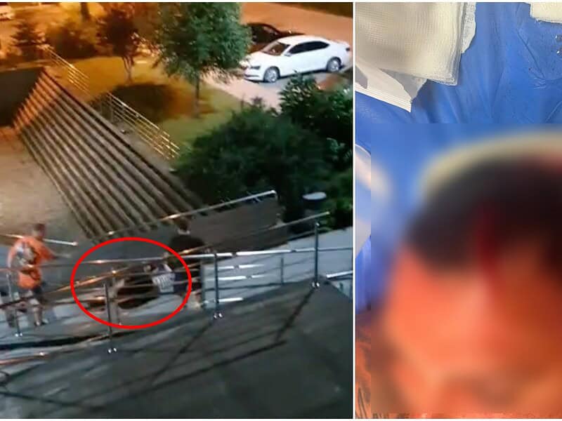 Zona din Sibiu unde a avut loc altercația violentă cu topoare