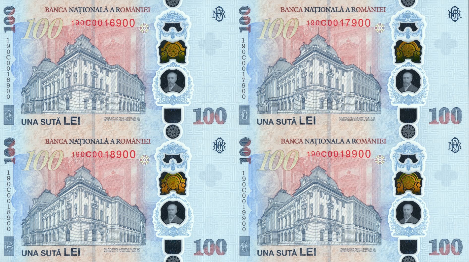 Bancnota de 100 de lei care costă 240 de lei: BNR o pune în vânzare pentru colecționari