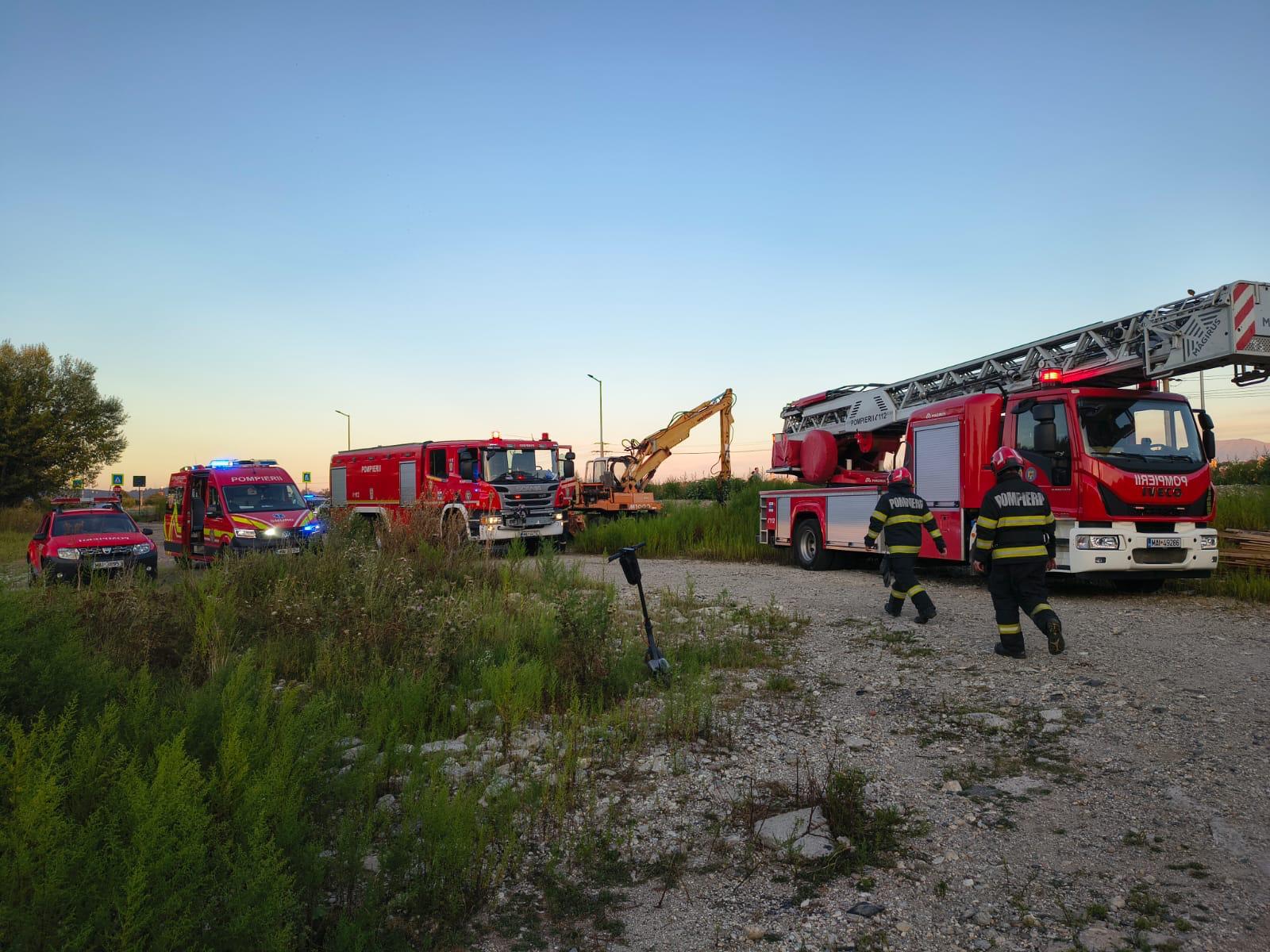 Sibiu: incendiu generalizat la o casă de locuit pe strada Rozmarinului