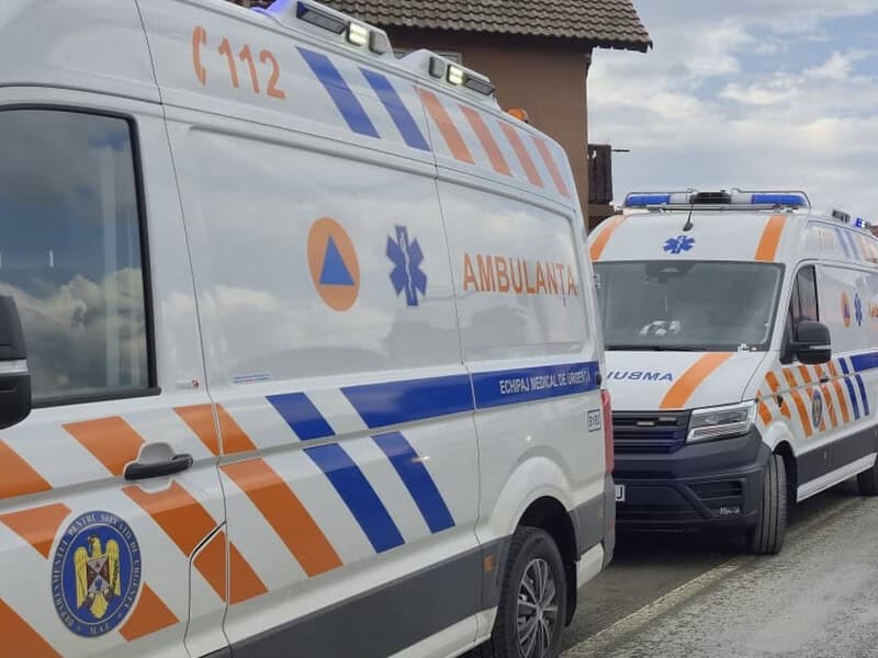 ATV răsturnat în apropiere de Boița.Una dintre victime e un copil de 12 ani