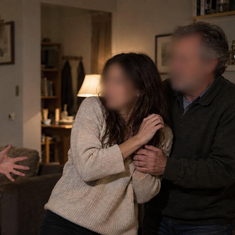 Scandal în toiul nopții la Laslea: un tânăr și-a bătut sora și tatăl