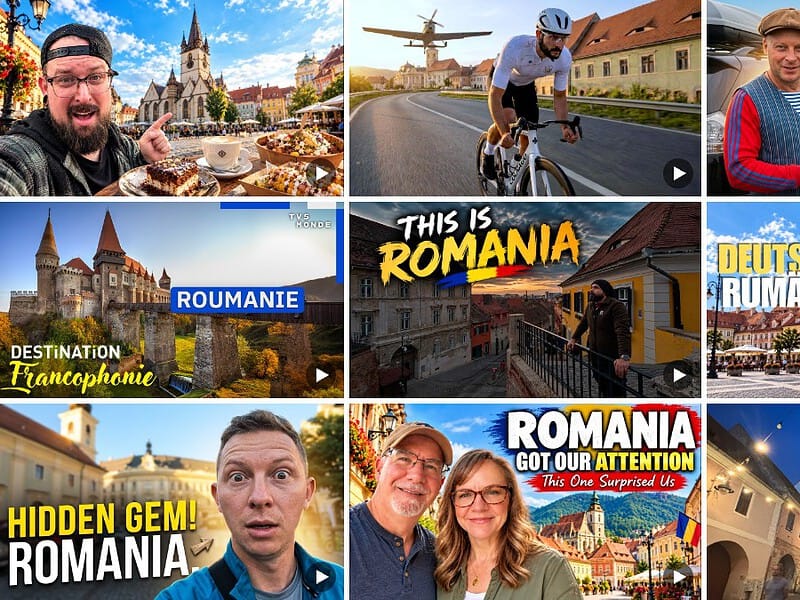 Cum văd străinii Sibiul pe Youtube: Video-uri de la germani și francezi la americani și ucraineni