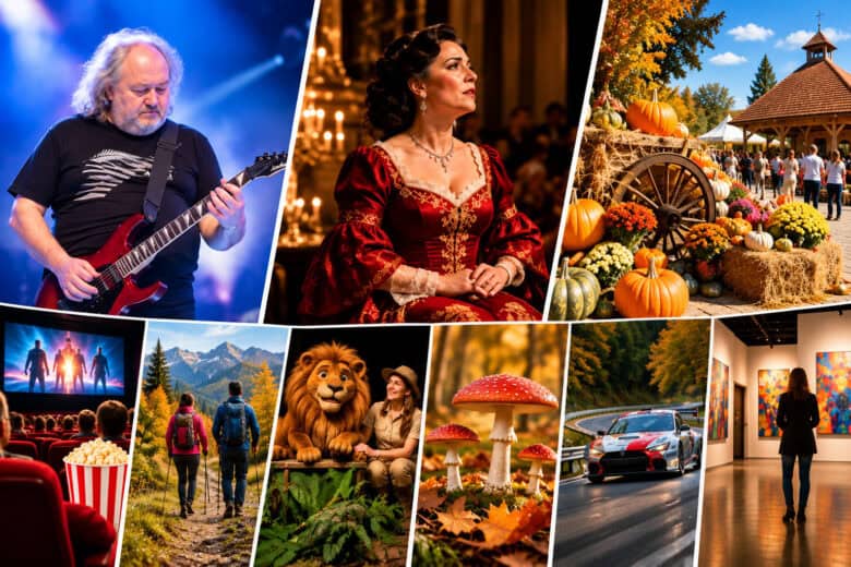 Colaj cu evenimentele weekendului la Sibiu: concert rock, operă, târg de toamnă, film și drumeții